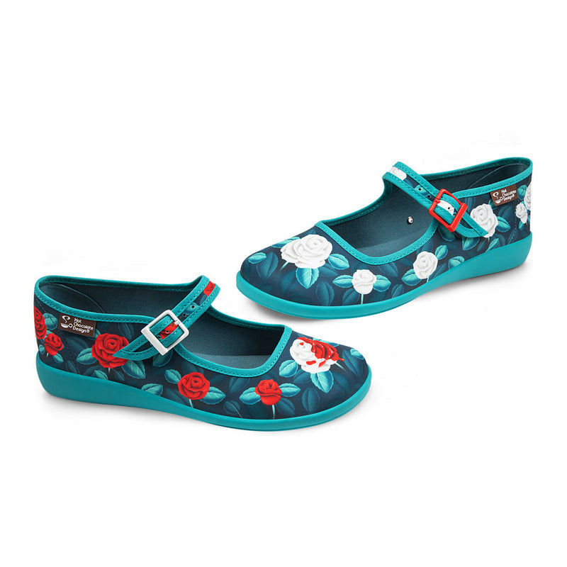 Paint The Roses Red  Women's Mary Jane Flats