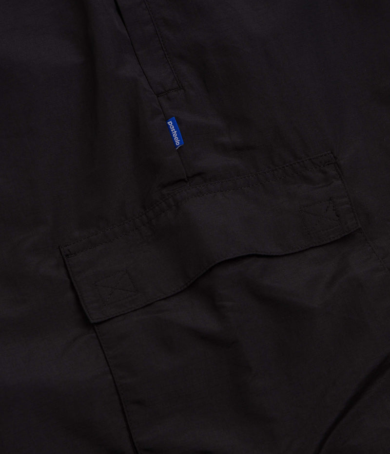 Pasteelo Cargo Sports Pants in Black