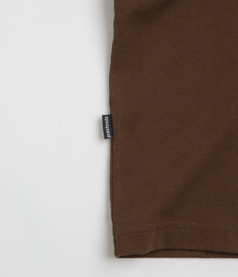 Pasteelo Records T-Shirt in Coffee