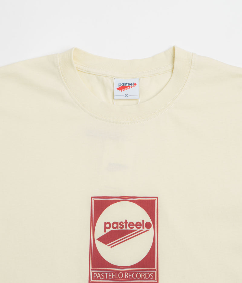 Pasteelo Records T-Shirt in Cream