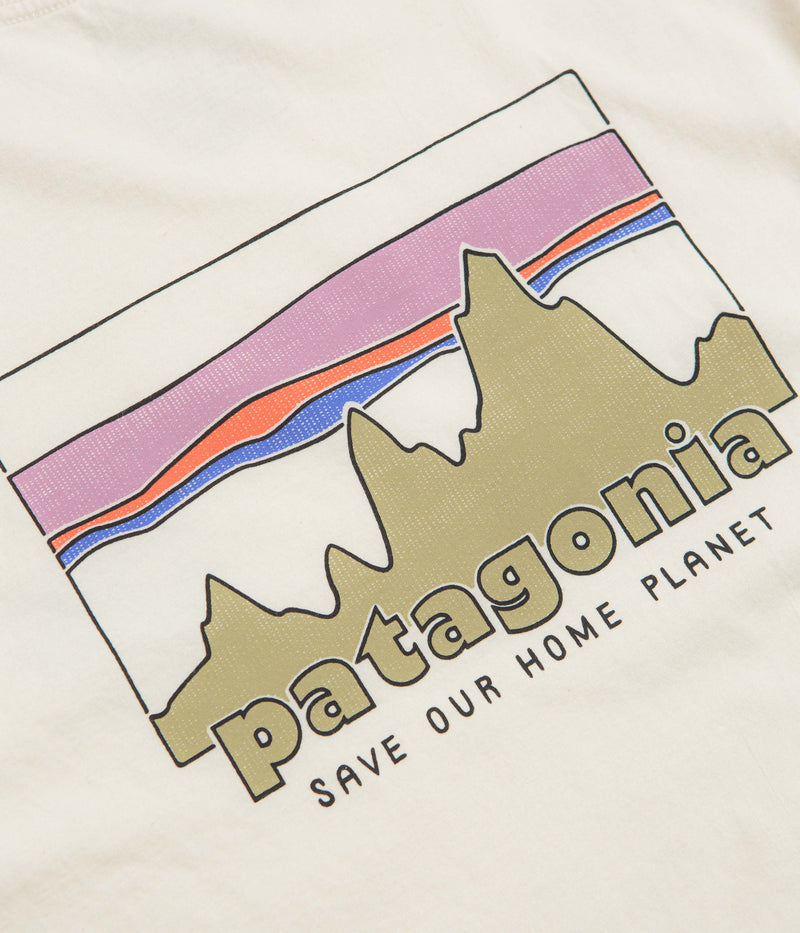 Patagonia 73 Skyline T-Shirt in Undyed Natural