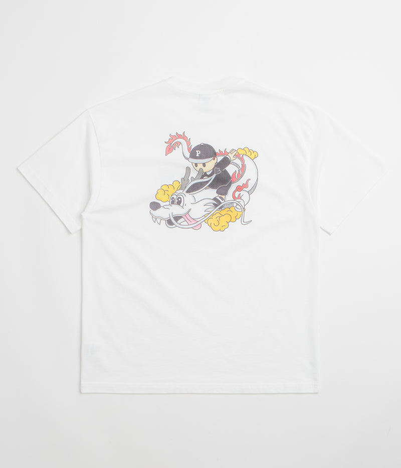Pawa Speed Sports Dragon Doggo T-Shirt in White
