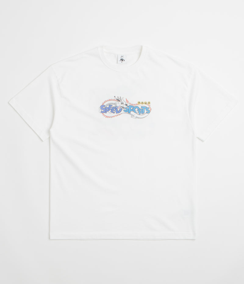 Pawa Speed Sports Dragon Doggo T-Shirt in White