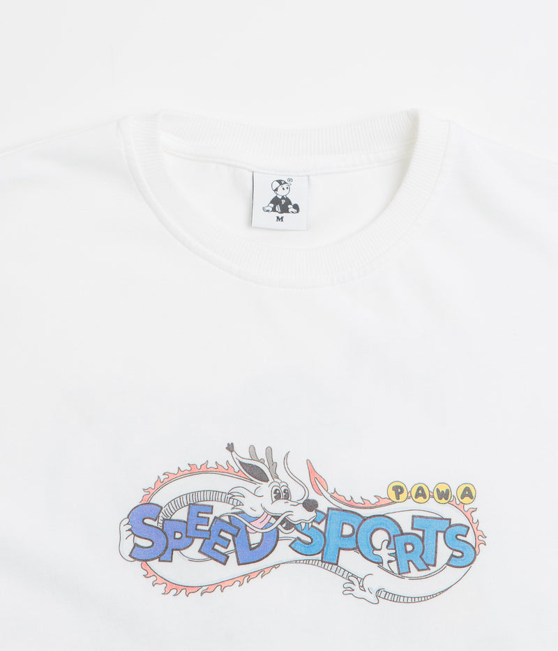 Pawa Speed Sports Dragon Doggo T-Shirt in White