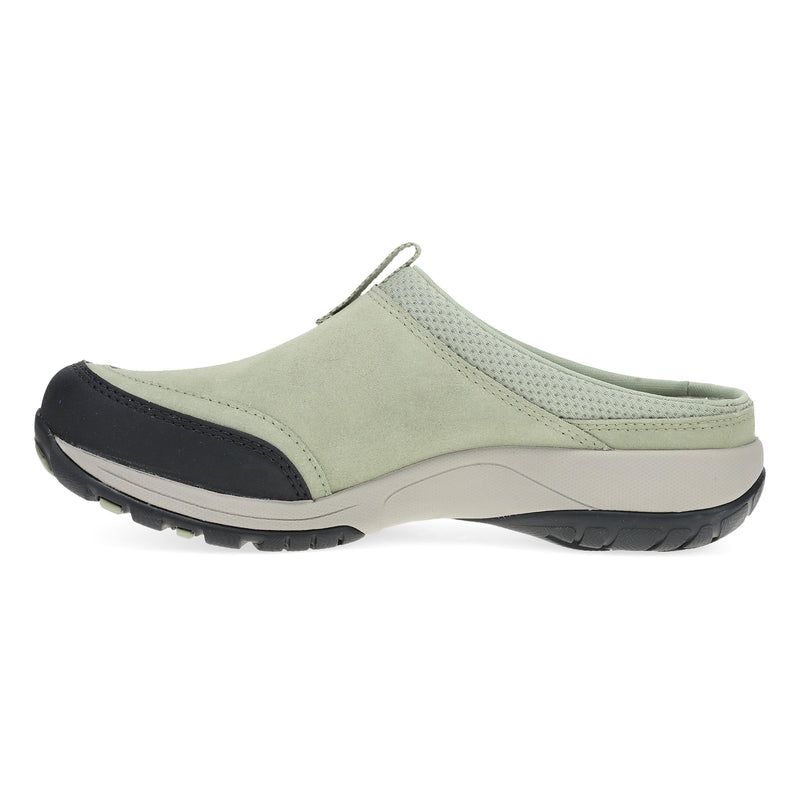 Side image of Pia Clog Green Tea Leather
