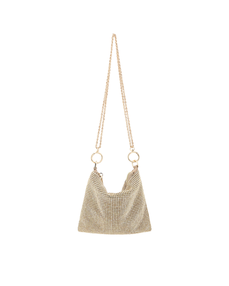 PIPER HANDLE BAG - GOLD-DIAMANTE-Handbags-Billini-O/S-Billini