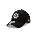 PITTSBURGH STEELERS 39THIRTY STRETCH FIT BLACK/WHITE