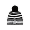 PITTSBURGH STEELERS NFL SIDELINE HOME COLD WEATHER SPORT KNIT BLACK/WHITE