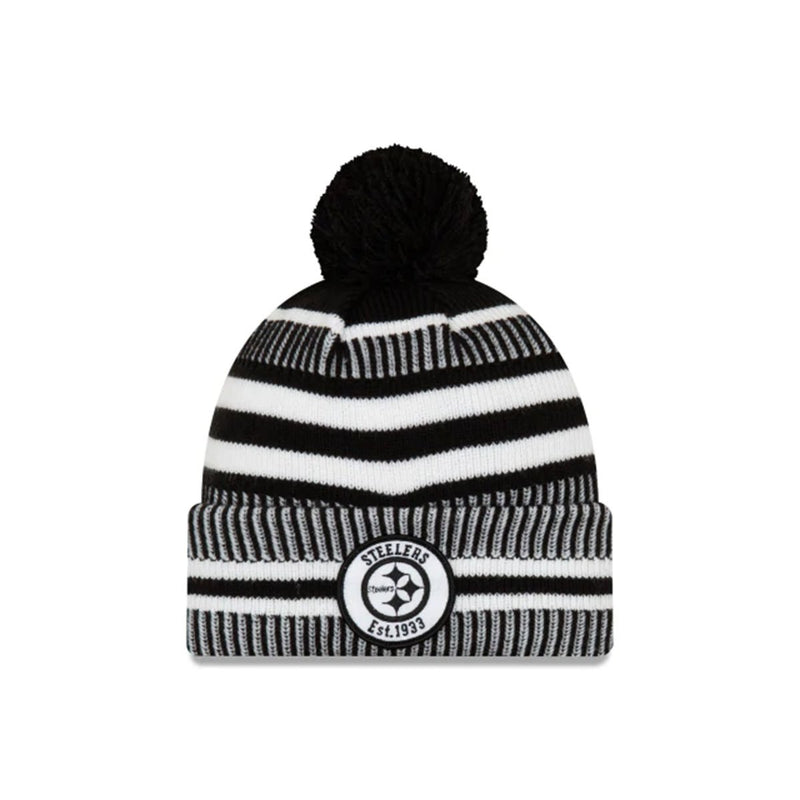 PITTSBURGH STEELERS NFL SIDELINE HOME COLD WEATHER SPORT KNIT BLACK/WHITE