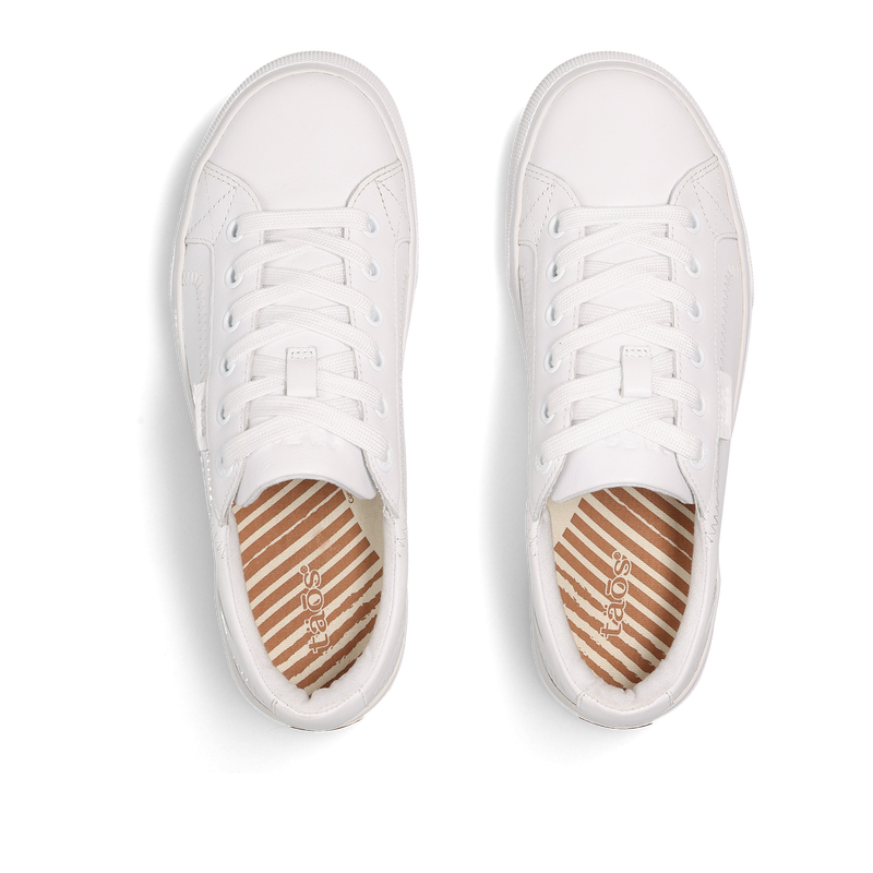 Top down image of Plim Soul Lux White Leather 6