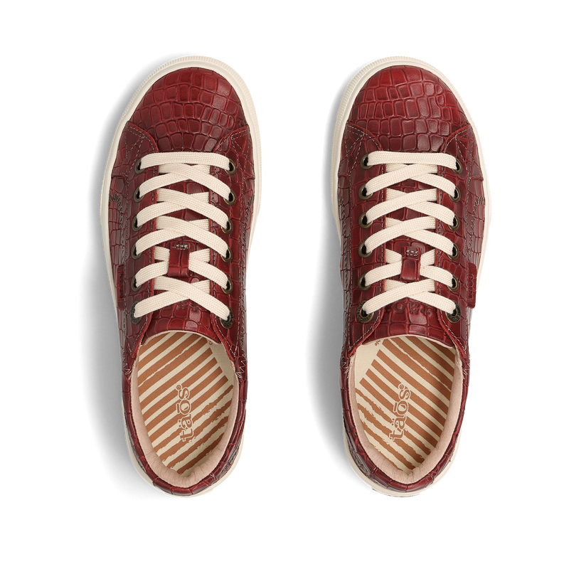 Top down Image of Plim Soul Lux Red Croco 9