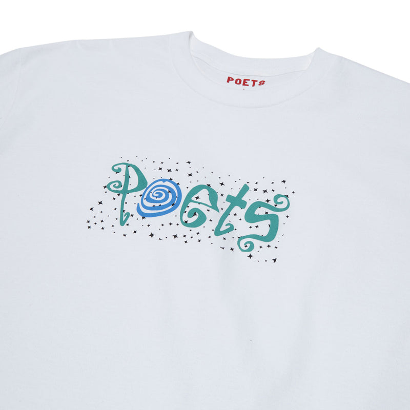 Poets Clique Screened T-Shirt - White