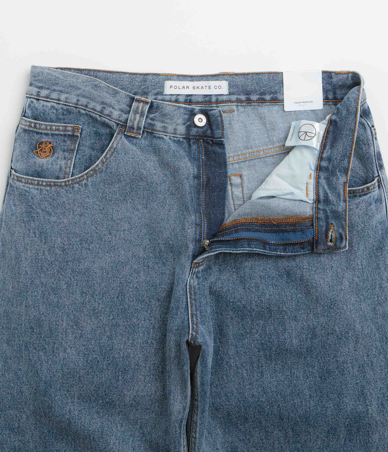 Polar 93 Jeans in Heavy Washed Blue
