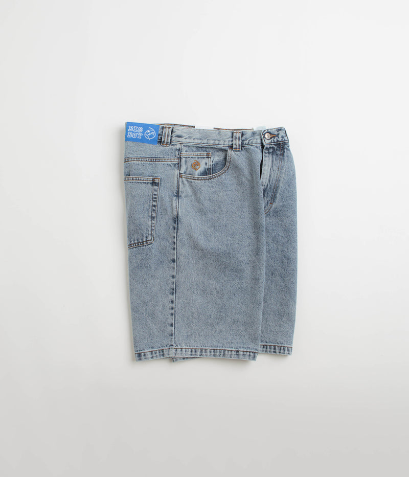 Polar Big Boy Shorts in Heavy Washed Blue