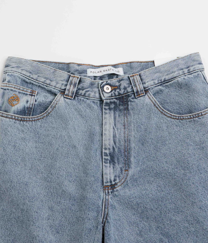 Polar Big Boy Shorts in Heavy Washed Blue