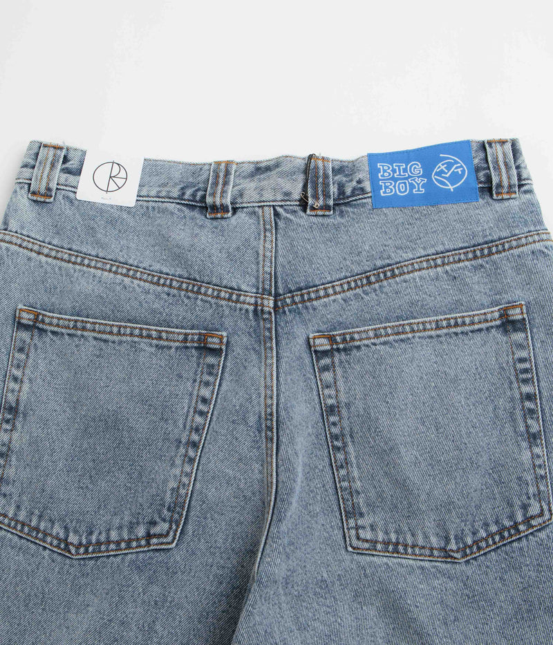 Polar Big Boy Shorts in Heavy Washed Blue