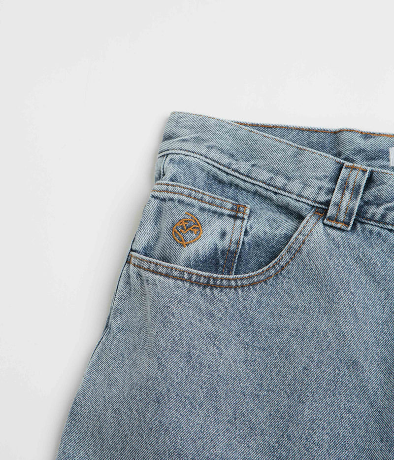 Polar Big Boy Shorts in Heavy Washed Blue