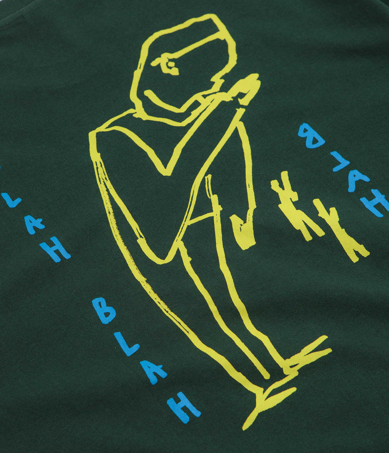 Polar Blah Blah Blah T-Shirt in Dark Green