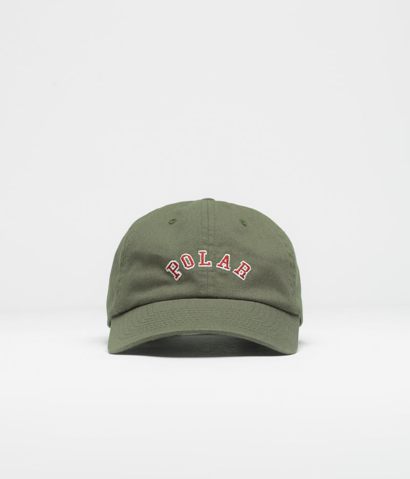 Polar College Logo Sai Cap in Army Green