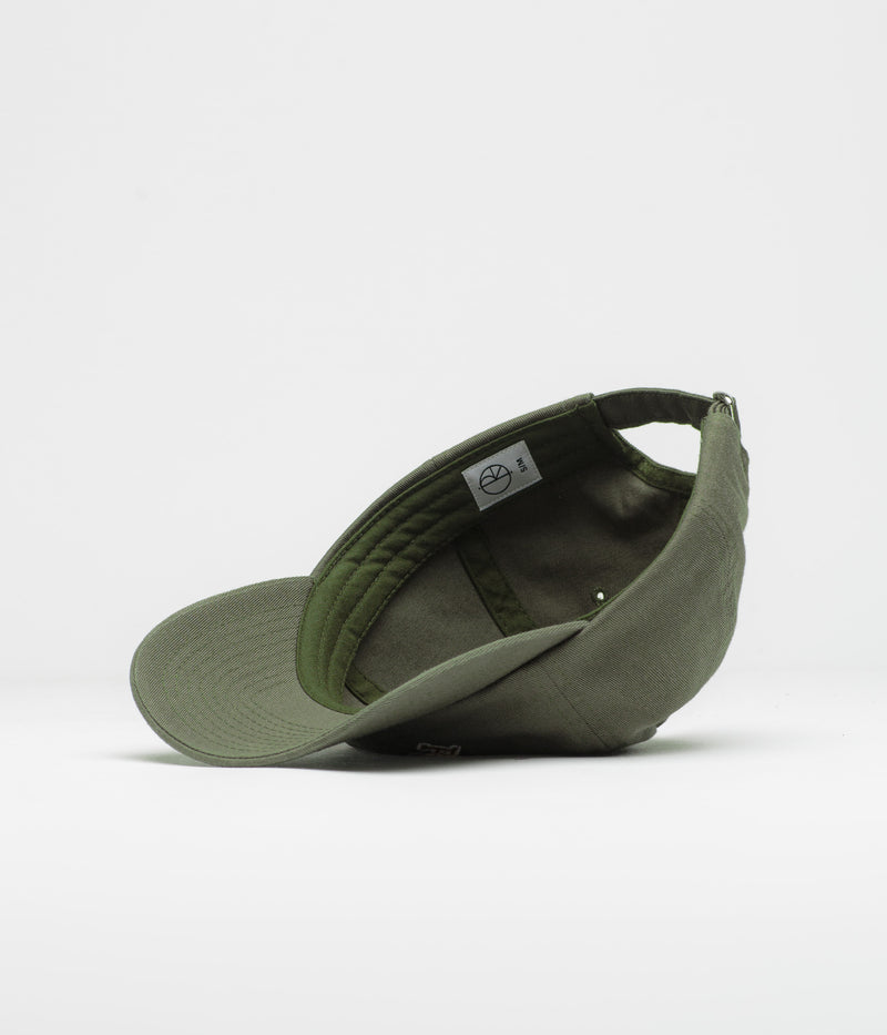 Polar College Logo Sai Cap in Army Green
