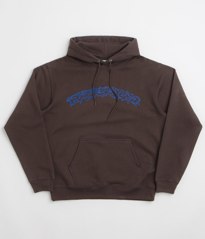 Polar Crude Logo Dave Hoodie in Chocolate