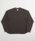 Polar Dylan Long Sleeve T-Shirt in Dirty Black and Blue