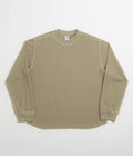 Polar Dylan Long Sleeve T-Shirt in Khaki Green and Taupe