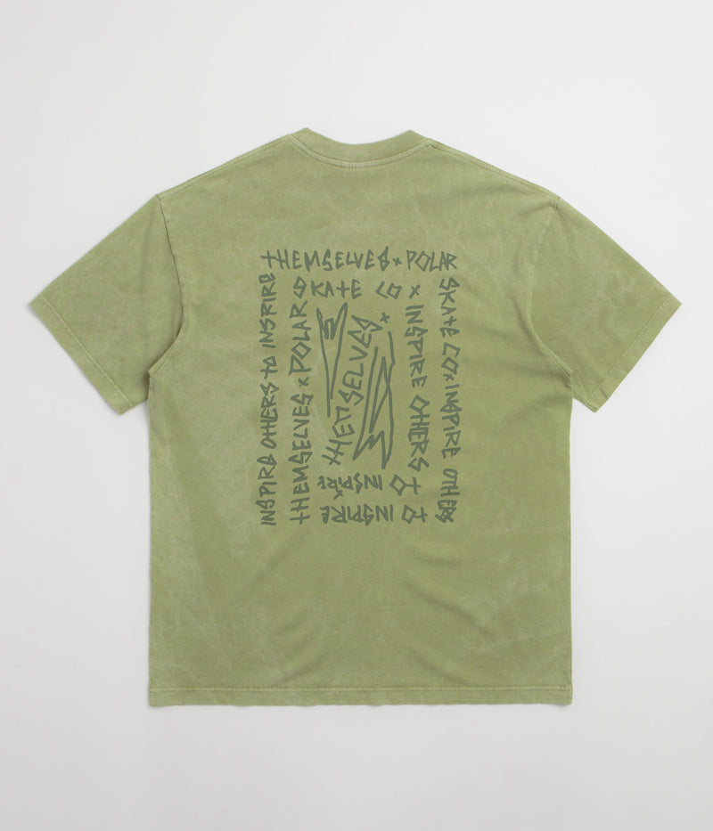 Polar IOTIT Acid T-Shirt in Army Green