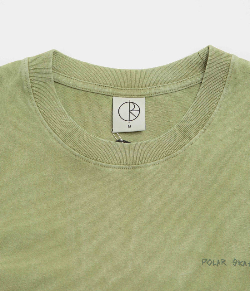 Polar IOTIT Acid T-Shirt in Army Green