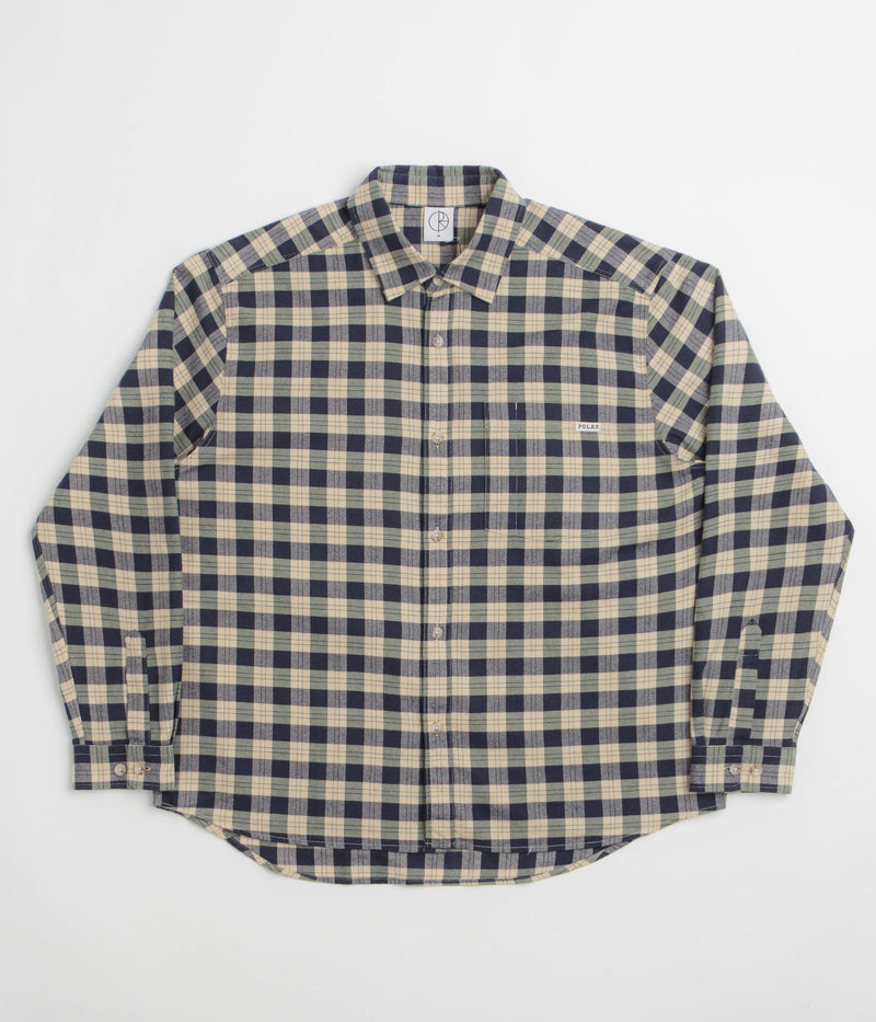 Polar Mitchel Shirt in Teal and Butter