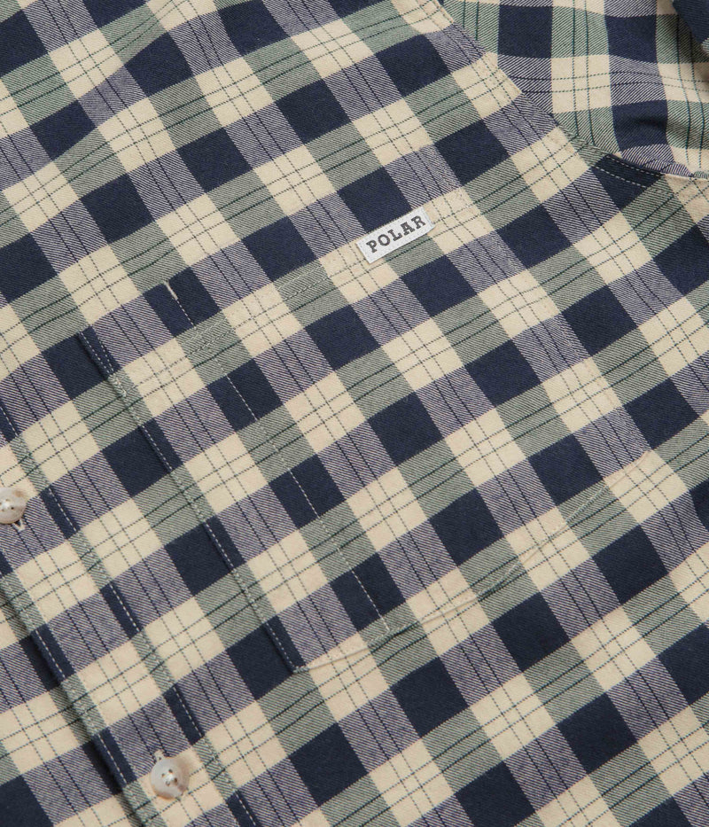 Polar Mitchel Shirt in Teal and Butter