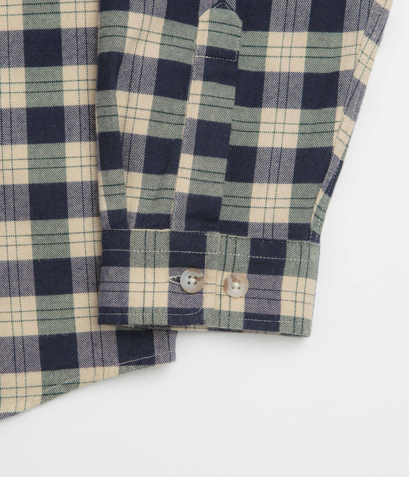 Polar Mitchel Shirt in Teal and Butter
