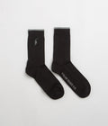 Polar No Complies Forever Socks in Black and Grey