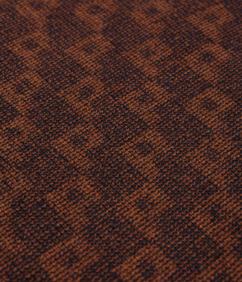 Polar P Pattern George Sweatshirt in Navy and Orange