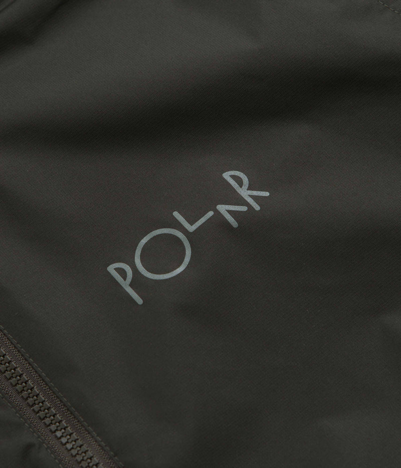 Polar Packable Anorak Jacket in Dirty Black
