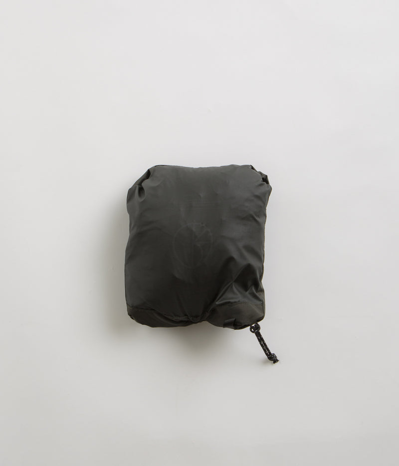Polar Packable Anorak Jacket in Dirty Black