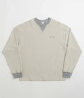 Polar Reversed Crewneck Sweatshirt in Heather Grey