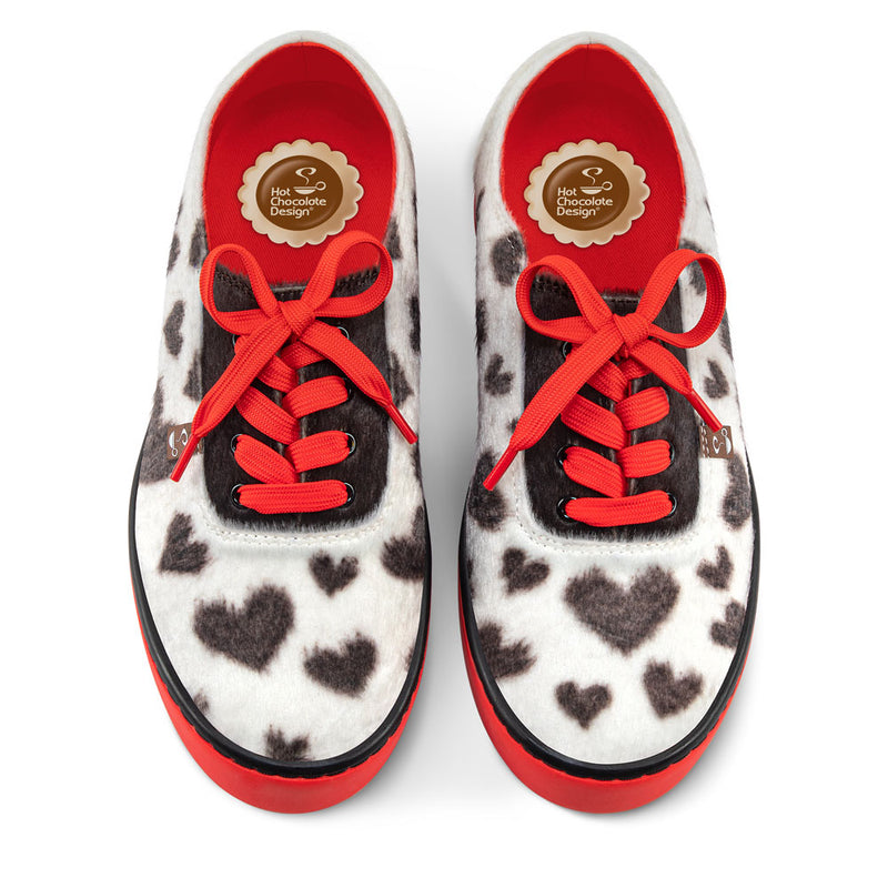 Polka Pup Love Women's Casual Sneakers
