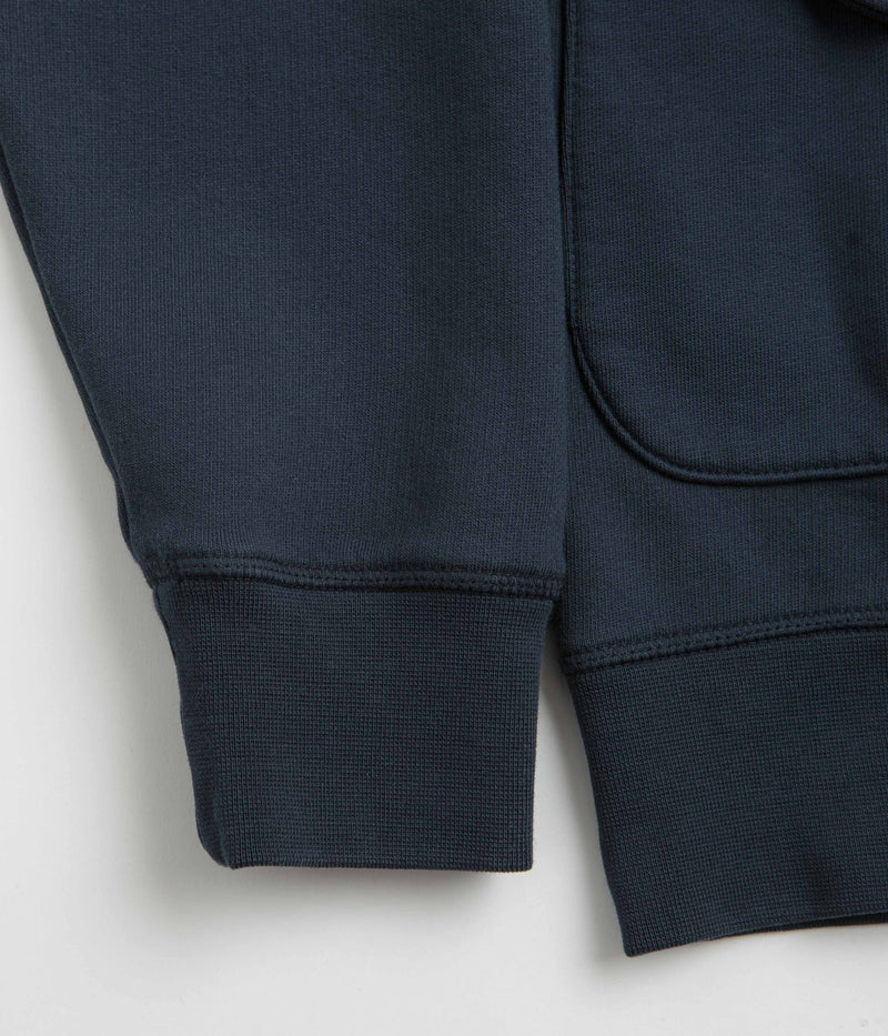 Pop Trading Company 1/2 Zip Sweatshirt in Navy