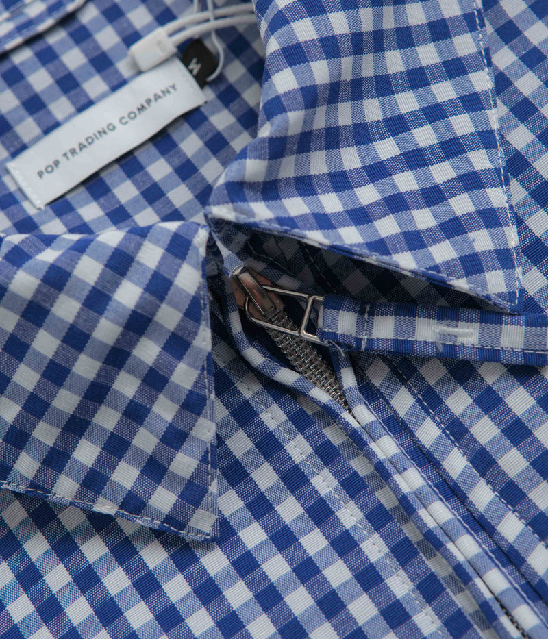 Pop Trading Company Checked Boxer Overshirt in Checked