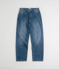 Pop Trading Company DRS Denim Seam Pants in Washed Denim