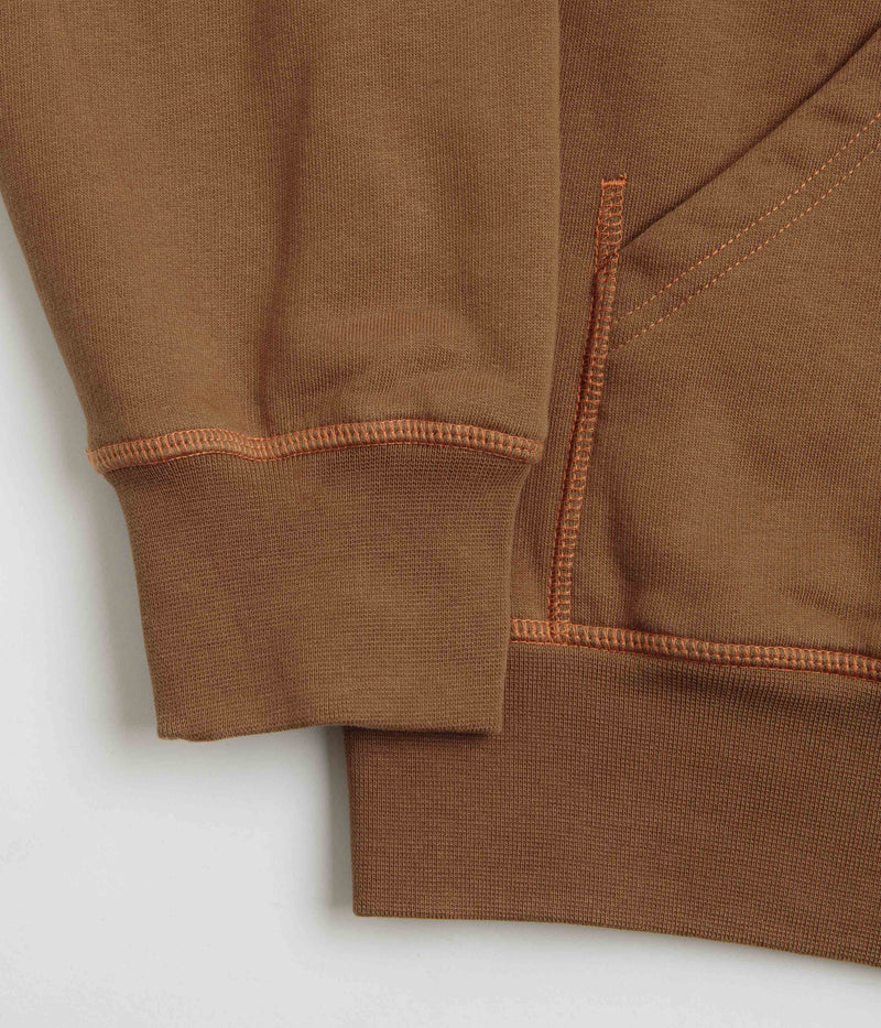 Pop Trading Company Logo Hoodie in Bison