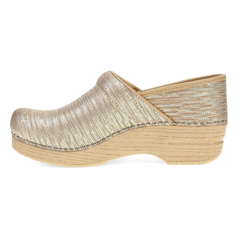 Side image of Professional Clog Gold Texture
