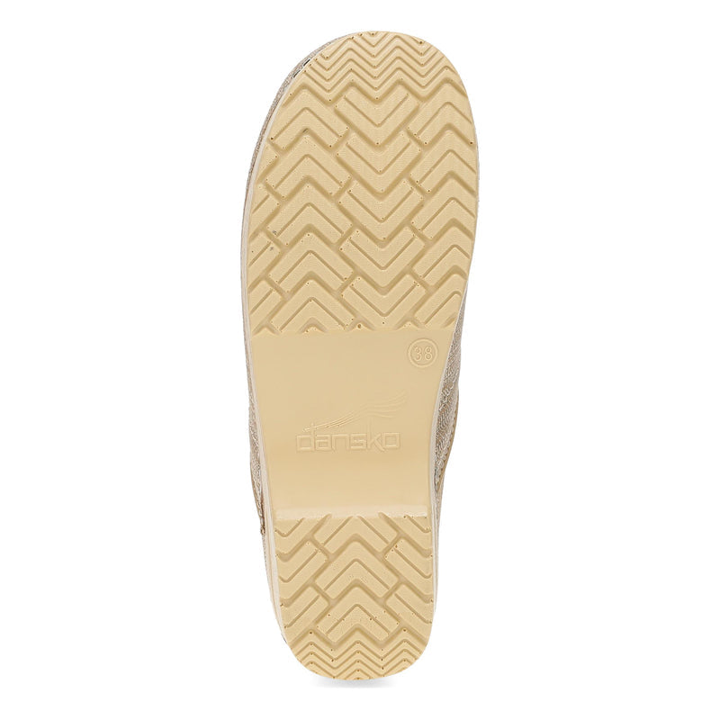 Bottom image of Professional Clog Gold Texture