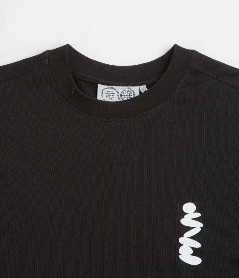 Purple Mountain Observatory Boulders T-Shirt in Black
