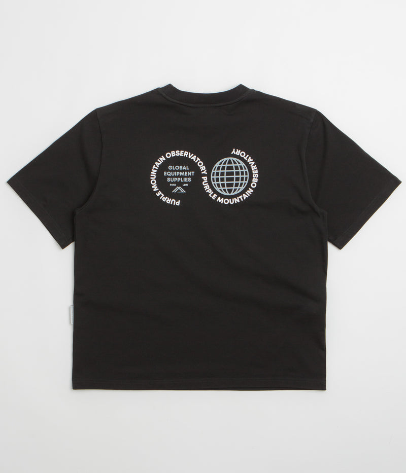 Purple Mountain Observatory Globe T-Shirt in Black and White