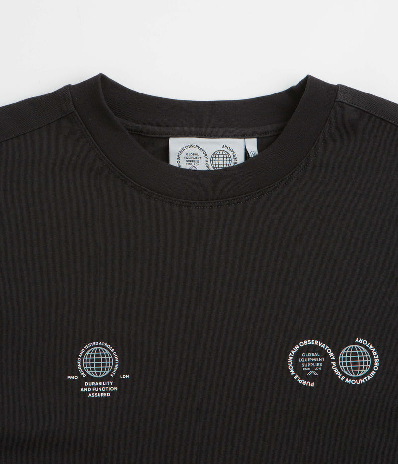 Purple Mountain Observatory Globe T-Shirt in Black and White