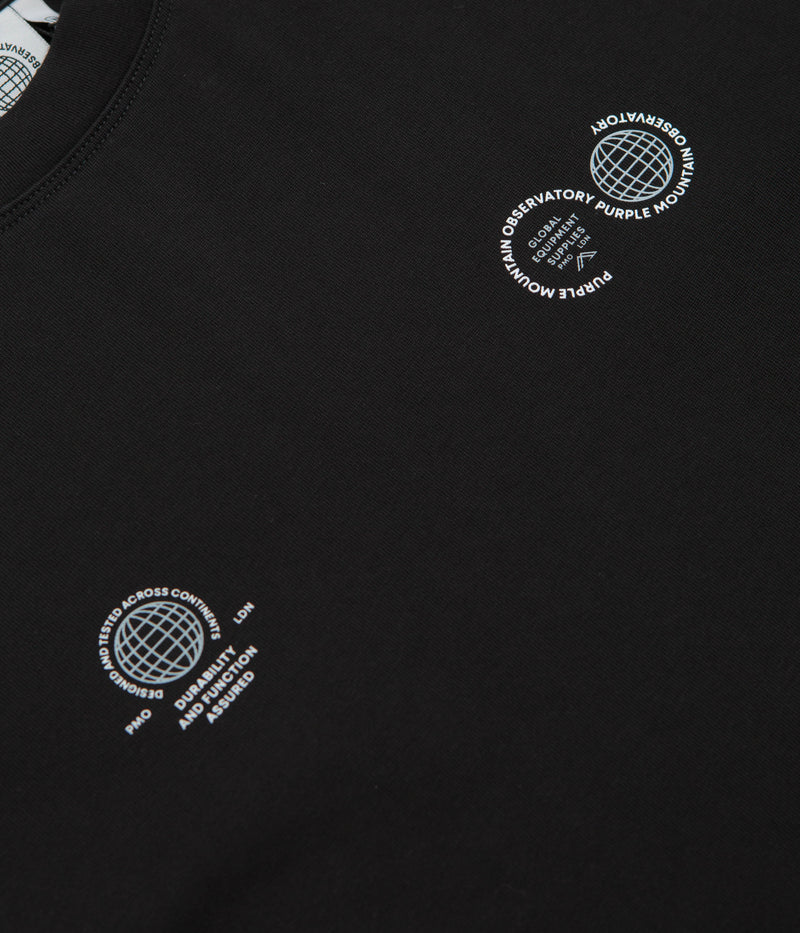 Purple Mountain Observatory Globe T-Shirt in Black and White