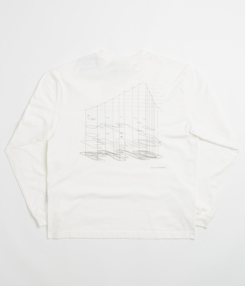 Purple Mountain Observatory Map Projections Long Sleeve T-Shirt in White