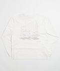 Purple Mountain Observatory Map Projections Long Sleeve T-Shirt in White
